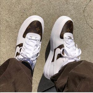 Louis Vuitton Air Force 1s OneTwelves